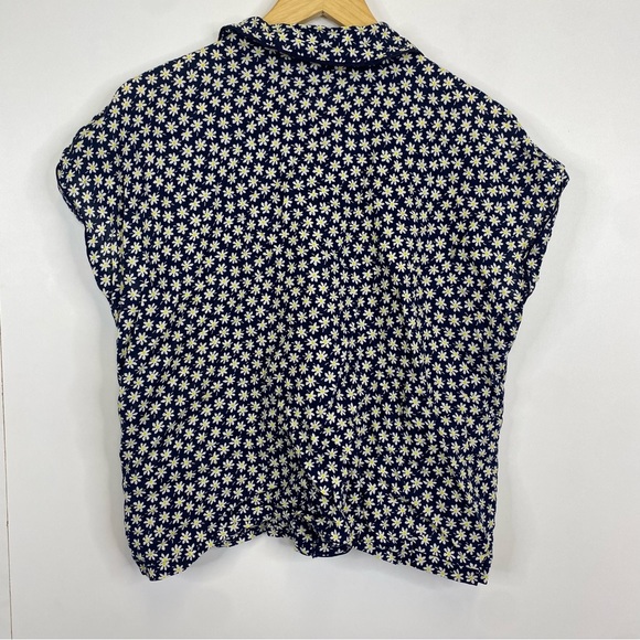 Madewell Large Little Daisy Pajama Set Bedtime Pajama Set Shorts Short Sleeve - Picture 3 of 7